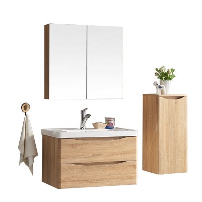 Modern Waterproof MDF Bathroom Wooden Wall-Mounted Storage Cabinet