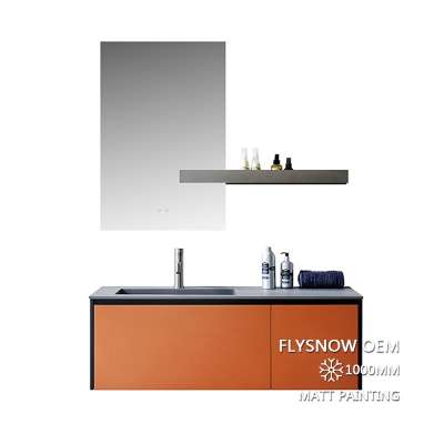 european modern waterproof PVC bathroom vanity furniture