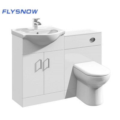 WC toilet bathroom design vanities set knock down cabinets