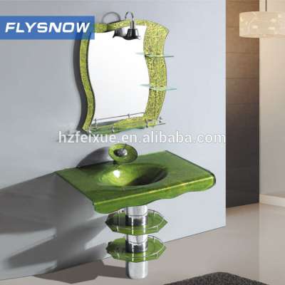 Flysnow Thailand bathroom glass wash basin price